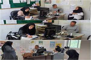 بازدید تیم نظارت شبکه بهداشت  از واحدهای تحت پوشش مرکز کوهنجان